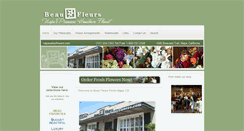 Desktop Screenshot of napavalleyflowers.com