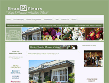 Tablet Screenshot of napavalleyflowers.com